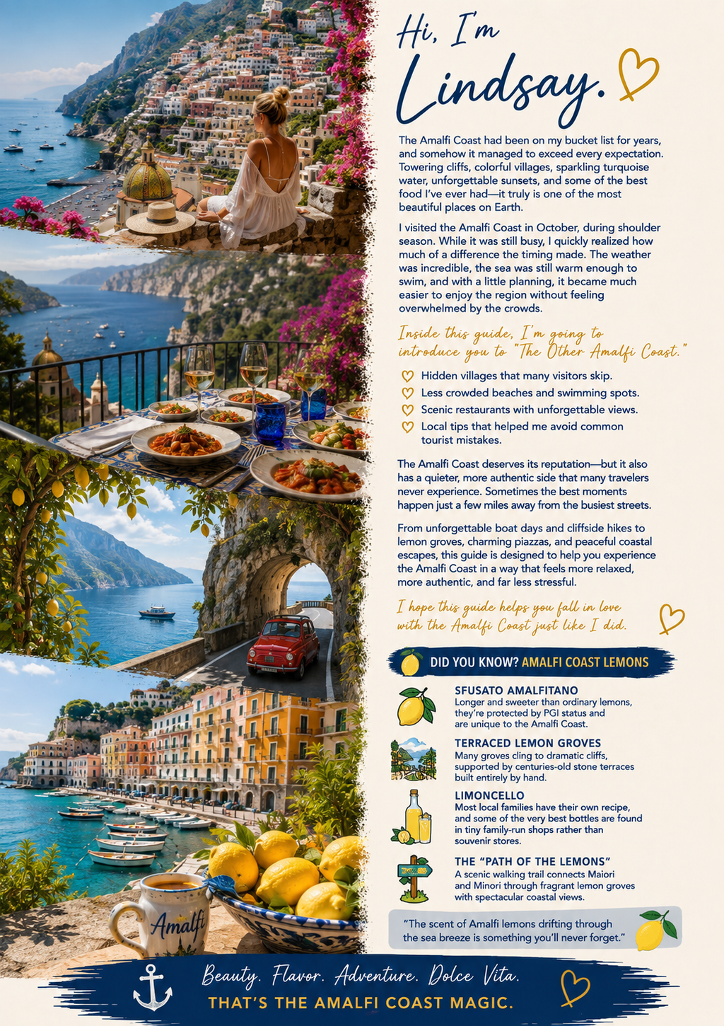 The Amalfi Coast Blueprint