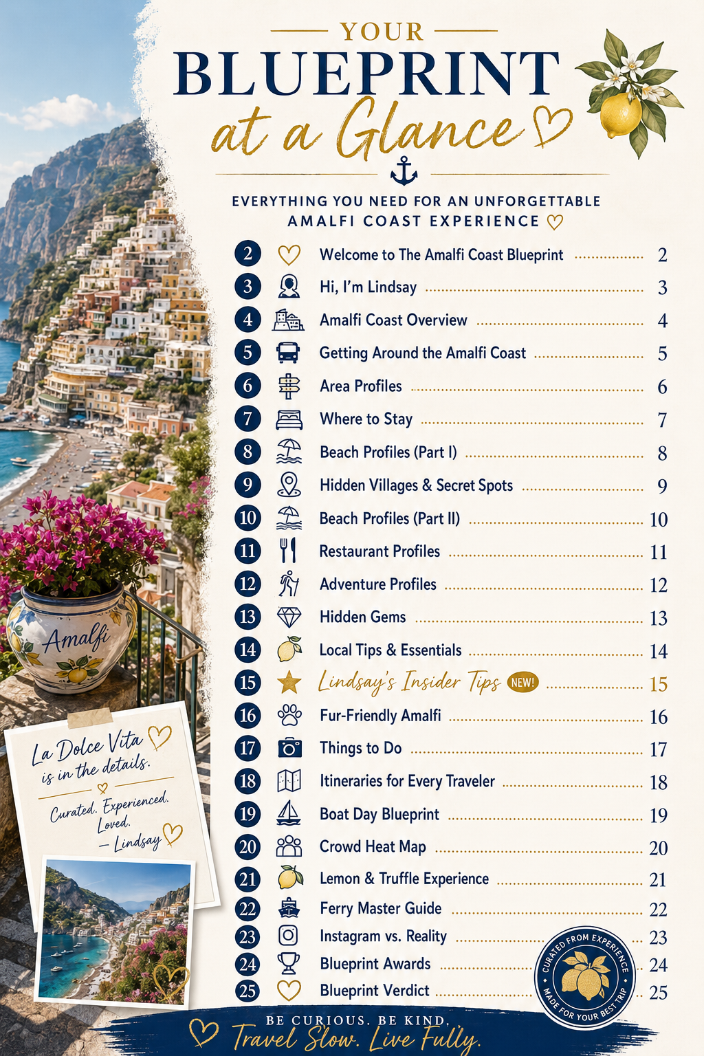 The Amalfi Coast Blueprint