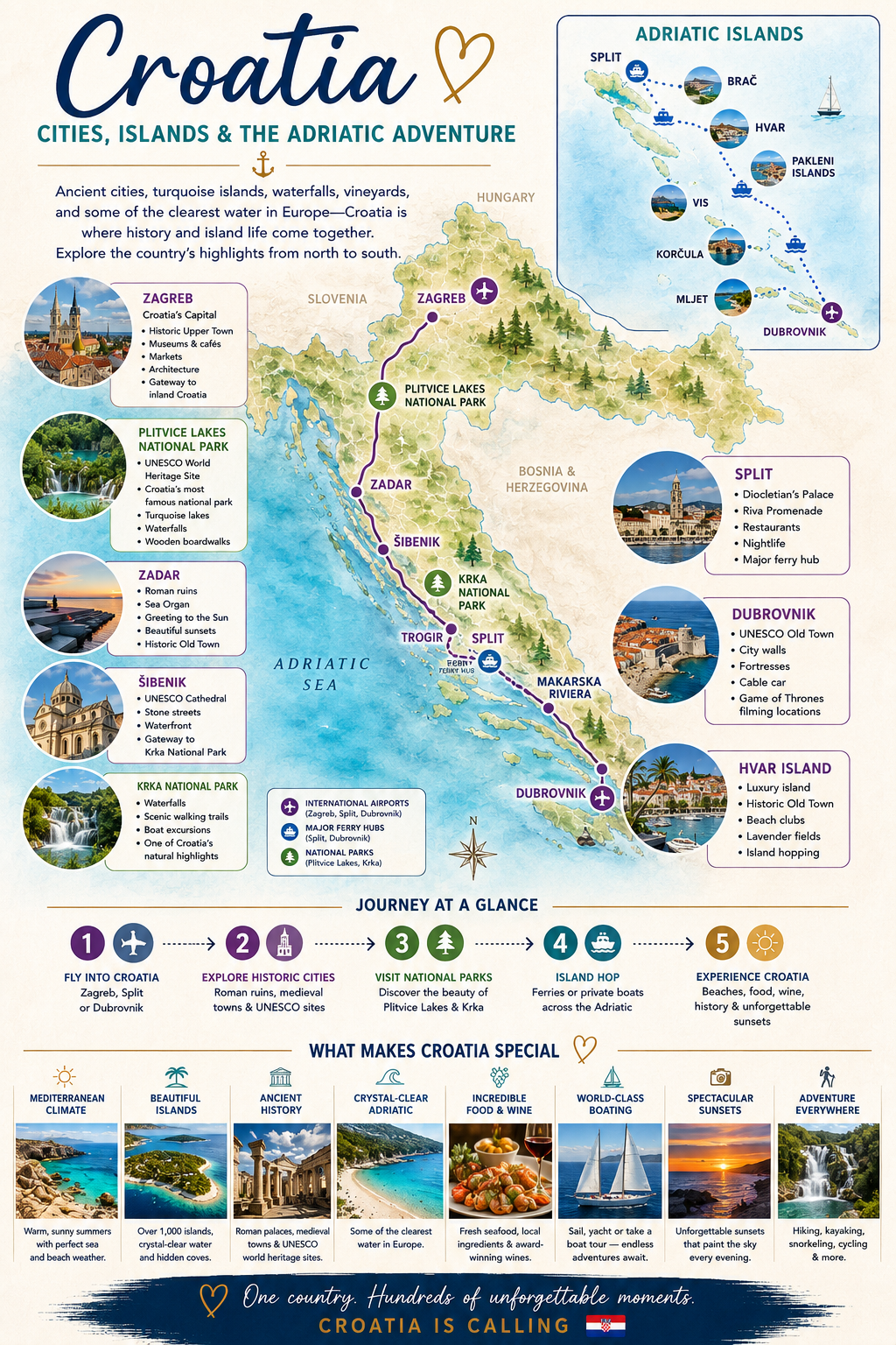 The Croatia Blueprint: Island Hopping, Split, Hvar & Adriatic Travel Tips
