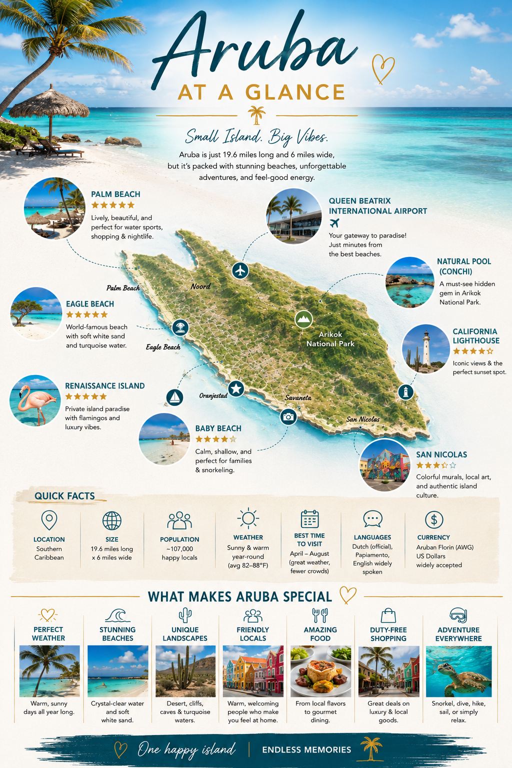The Aruba Blueprint: Hidden Beaches, Snorkeling Spots & Insider Travel Tips